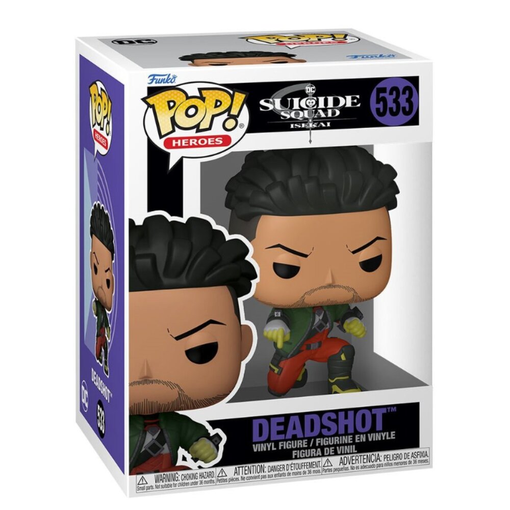 Funko POP Animation DC Suicide Squad Isekai Deadshot #533 Vinyl Figure